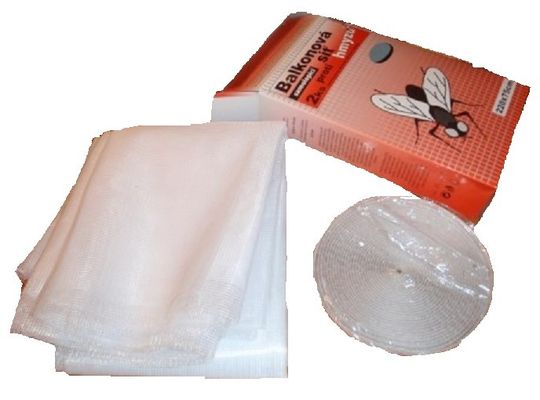 China polyester mosquito net for window screen with hooks tape DIY supplier