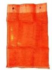 orange pp mesh bag with label