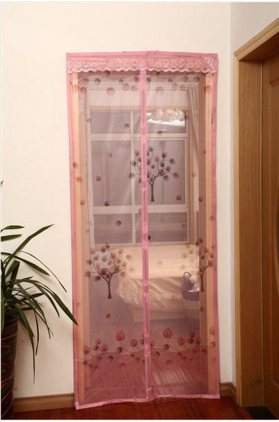 super quality invisible magnetic strip mesh door curtain 90*210cm