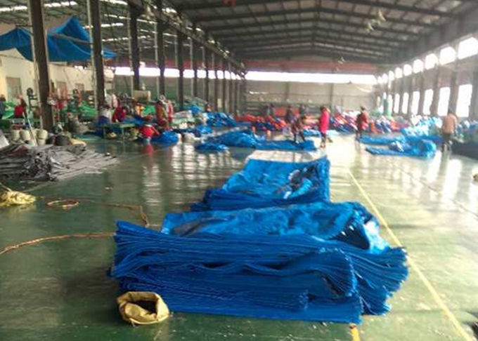 virgin material HDPE tarpaulin 7*7mesh,55-60gr/sqm for covering,camping