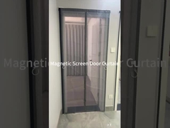 grey magnetic screen door