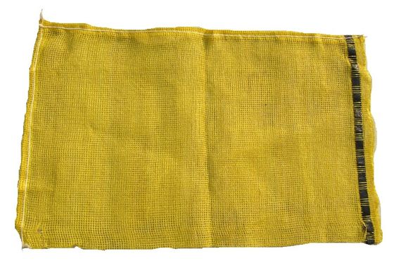China yellow pp mesh bag ,L stitched woven sacks supplier