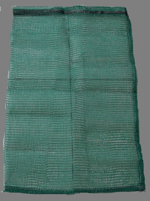China pp green leno woven mesh bag 50x80,32gr/pc supplier