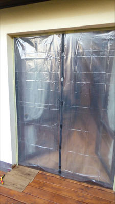 China anti-dust plastic film door curtain 100*220cm for decoration/building supplier