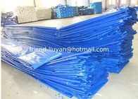 Blue Polyethylene Tarp Sheet 80gsm Tarpualin Cover PE Woven Fabric
