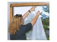 White Window Mosquito Net Kit For Household Window Screen Kit With Veclro Hooks