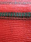 Red Plastic Woven Mesh Bag For Packing Onion Carrot PP Woven Bags