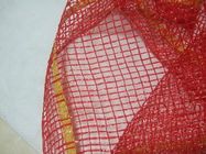 Red Plastic Woven Mesh Bag For Packing Onion Carrot PP Woven Bags