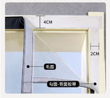 130x150cm Plastic Film Window With Zipper Anti Cold Foil Window Cover