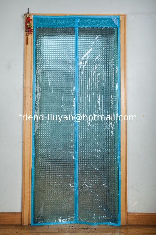 Magnetic Clear Plastic Door Anti Dust Film Door 120x220cm Clear Plastic Curtain Wall