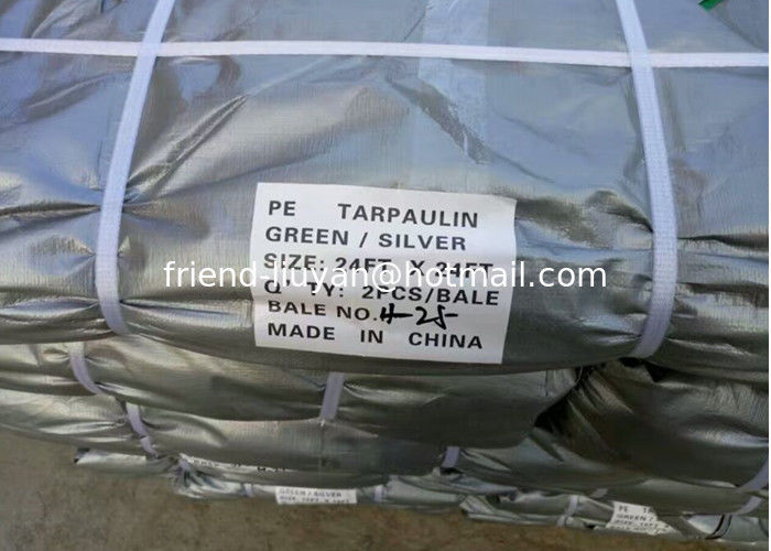 UV Resistant Heavy Duty Tarpaulin Tarp Grey Green 150gsm Anti Friction Car Canvas